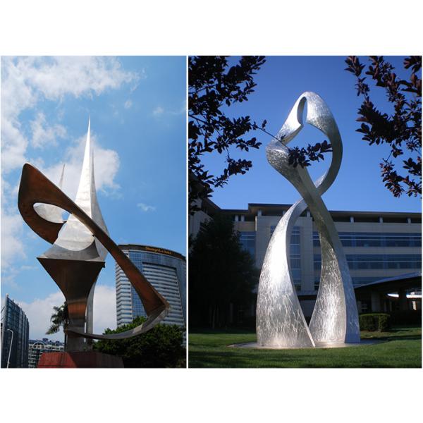 Spray Paint Large Garden Ornaments Statues Electroplating Large Outdoor Sculpture