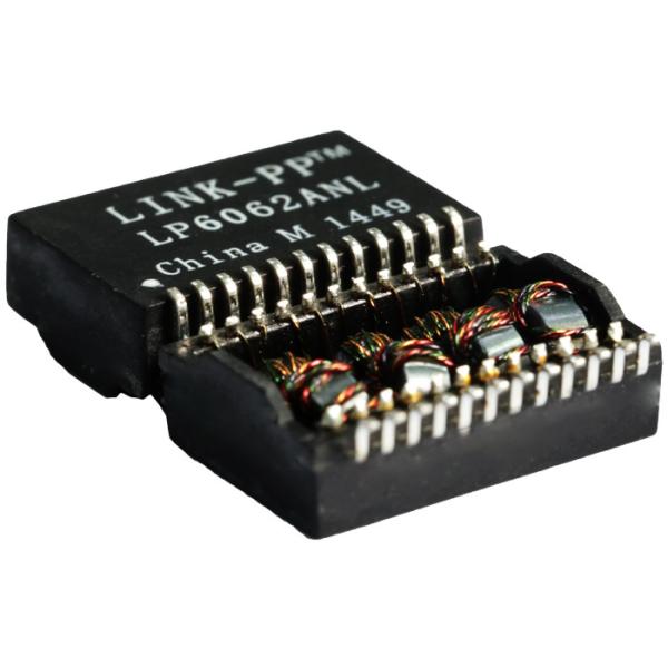 749023010 / Poder del transformador de la base-T SMD del LAN 10/100/1000 de LP6062NL sobre Ethernet