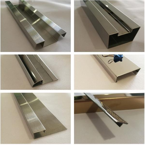 304 Tile Trims Tile Accessory Type gold decorative metal trim made in china