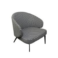 Restaurante Loisirs Métal cadre en cuir Chaise à manger moderne Pour le salon