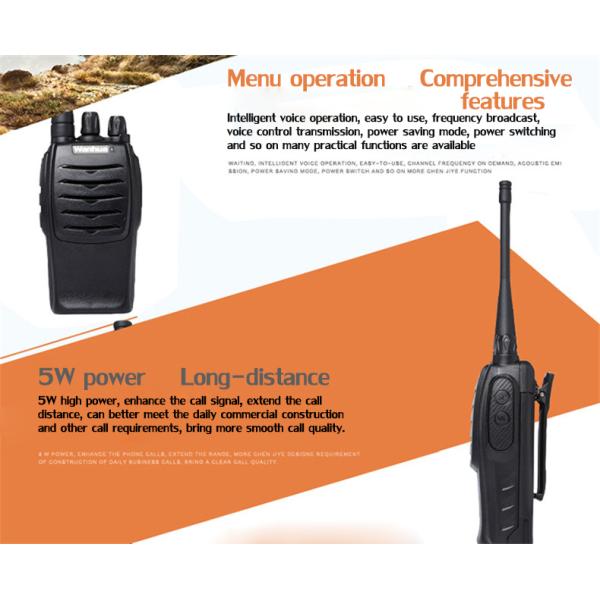 Wanhua WH27 Long Range Walkie Talkie Two-way Radio with -30 60°C Temperature Range