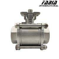 Valve à bille en acier forgé à haute température et haute pression à étanchéité dure