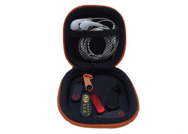 Compartimento à prova de choque Mesh Pocket de EVA Headphone Case With Separate
