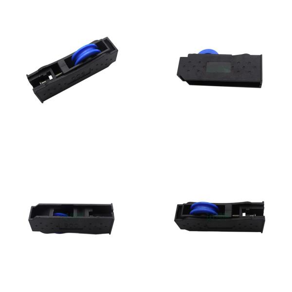Plastic Blue Color Nylon Bearing Door Window Rollers Wheels Noise Free