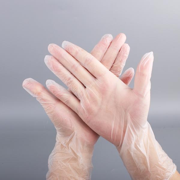 Transparent Non Slip Dental Disposable Vinyl Hand Gloves