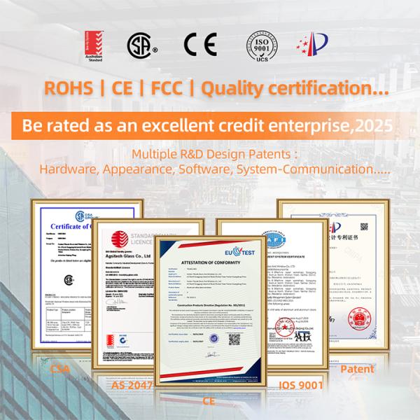 Double-Sash Aluminum Sliding Window with Cross Ventilation