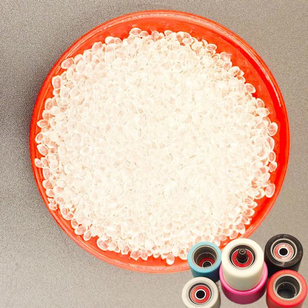 TPU Granules,Hydrolysis-resistant and high/low temperature resistant TPU raw materials are used in casters.