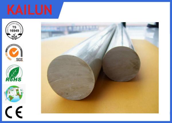 6063 Aluminium Round Bar Stock , OD 12 Mm Solid Aluminum Rod For Shafts / Stakes / Ornamental