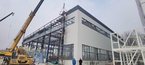 Construção de aço que constrói a superfície de pintura da multi construção do armazém do período