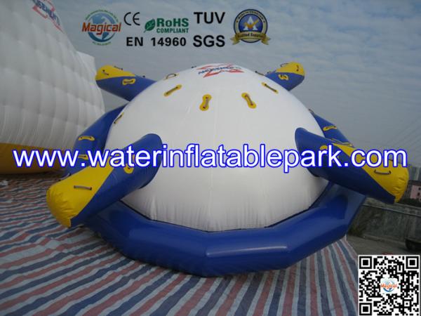 0.9mm PVC Tarpaulin Inflatable Saturn Water Toy  5 Years Warranty
