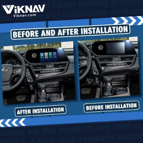 Viknav Fit For Original Car 8 Inch Screen Linux System For Lexus ES 2021 2022 Wireless Apple CarPlay Android Auto