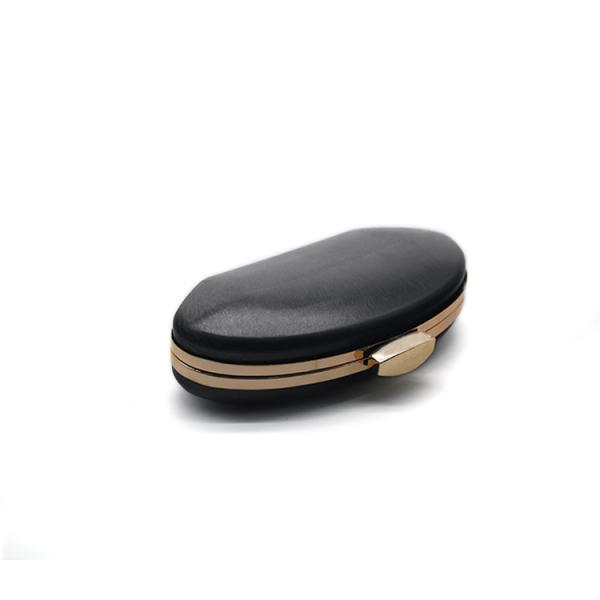 19*9cm Graceful Block Clasp Box Clutch Frames With Handle Loops