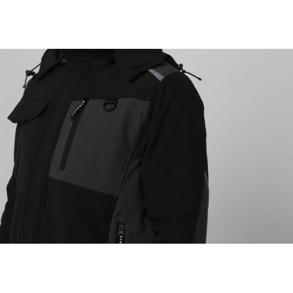 Breathable регулируемая куртка Softshell кромки отделяемая