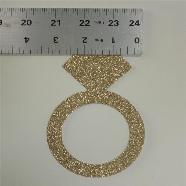 300gsm Glitter Glitter Paper Letters 5