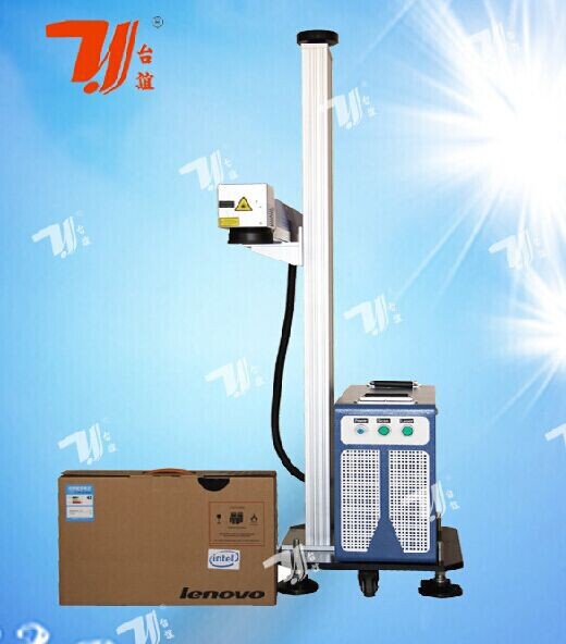 Печатная машина летания лазера волокна для пластмассы 1064нм, зоны 110*110мм отмечать