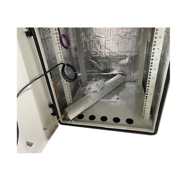 SPCC Steel Wall Mounted Telecom Cabinet , Outdoor 19 Rack Enclosure
