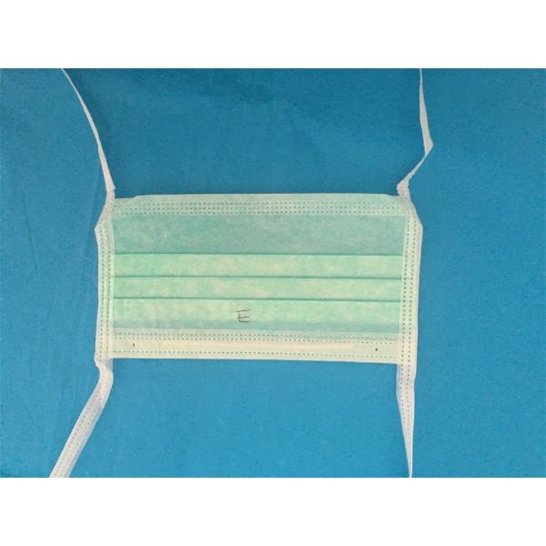 2 ply tie-on Non-woven ,green  face mask for doctor  in hospital