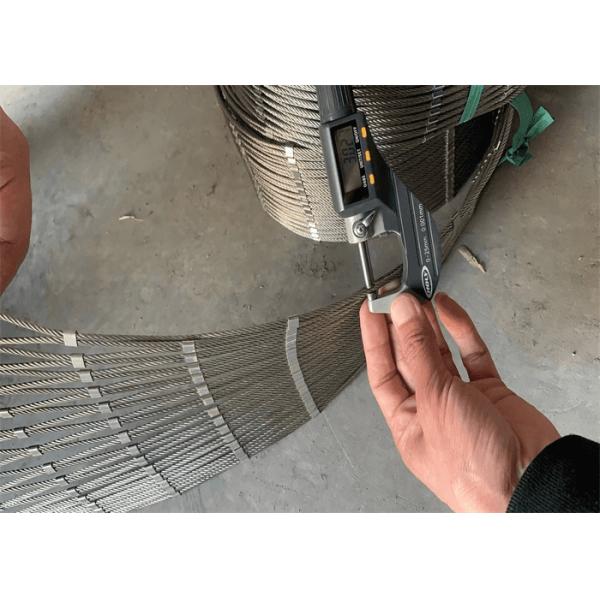 304 316 Stainless Steel Rodent Mesh X Tend , Welding Flexible Wire Lion Enclosure Mesh