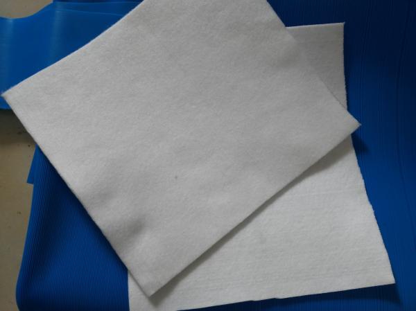 Pure White Nonwoven Polypropylene Geotextile Fabric Road Foundation Isolation
