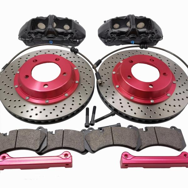 Black GTS6 6 Pot Caliper 380X34 Disc Kit For Toyota Land Cruiser