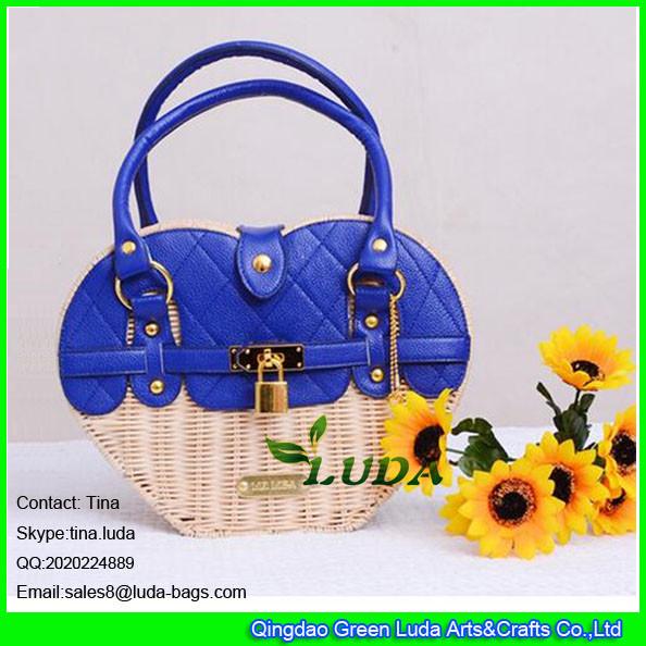 LUDA 2016 liz lisa straw bag women wicker beach straw handbags