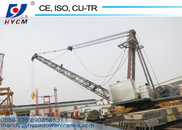 HYCM New Product Roof Crane Luffing crane without Masts 6ton