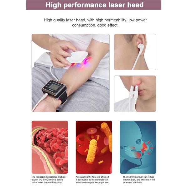 High Power 3.6W Laser Therapy Device Watch For Treating High Blood Pressure 1pc/Box