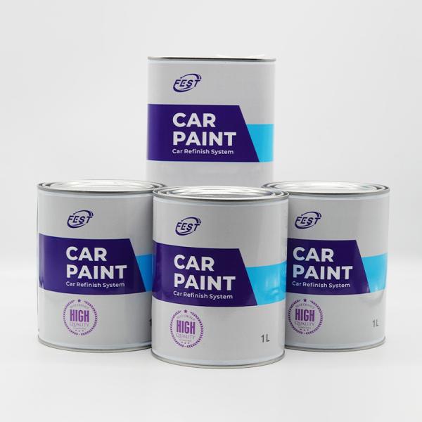 Automotive Refinish Paint Coating Black Car Paint 1K Solid Colors Car Refinish Paint ISO14001