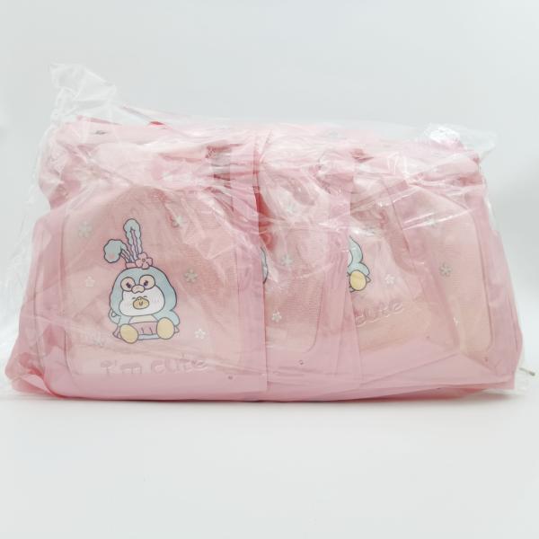 Mini cute explosion proof PVC warm hand bag water filled cartoon calico hot water bag for outdoor warmth