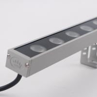 Iluminação exterior de edifícios 18W LED Lava-parede com lente de duplo ângulo e ângulo de feixe 10 * 60