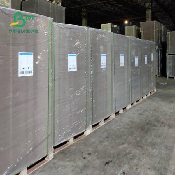 Double Side Grey Paper Board Sheet 1mm 2mm 3mm 35*47 / 38x54 Inch