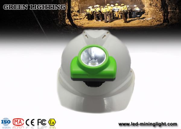 15000 Lux LED Mining Light , Illuminance Oled Screen Miners Cap Lamp 1W