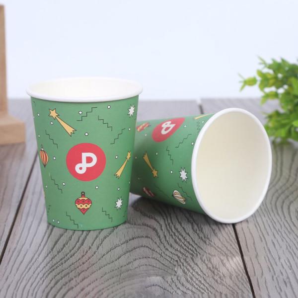Customizable Disposable Paper Cups 44oz Thickened Printed Logo for Office and Commercial