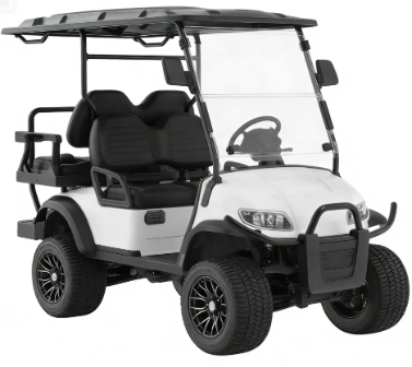 4 Seats Electric 48V Lithium Battery Golf Cart With Grass-friendly Tires Optimally Suited For Golf Course Use