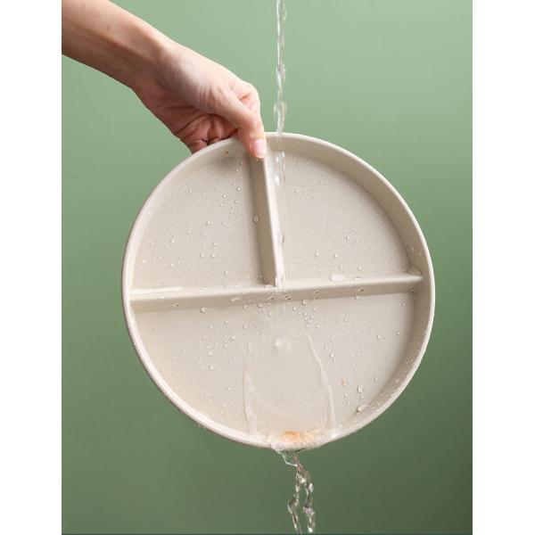 Многоразовый 3-комплектный обеденный столик БПА-беспроводный микроволновый посудомоечный автомат безопасный пшеничный волокно PP