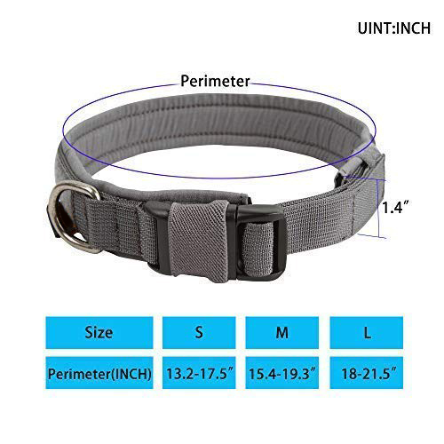 Puppy Soft Padded Dog Collar Adjustable Quick Release For Small Medium Dog