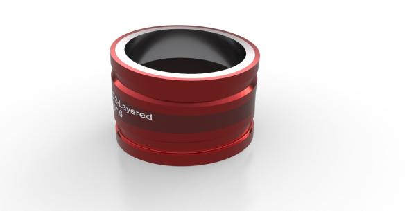 DC HQ DOUBLE-LAYERED FOR HIGH WEAR-RESISTANT DUAL PIPES 240*09 ELBOW RED