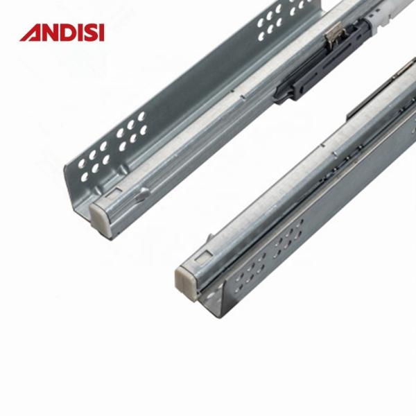 Modern Style V6 Undermount Drawer Slides Soft Close Loading Capacity 30kg for Kitchen