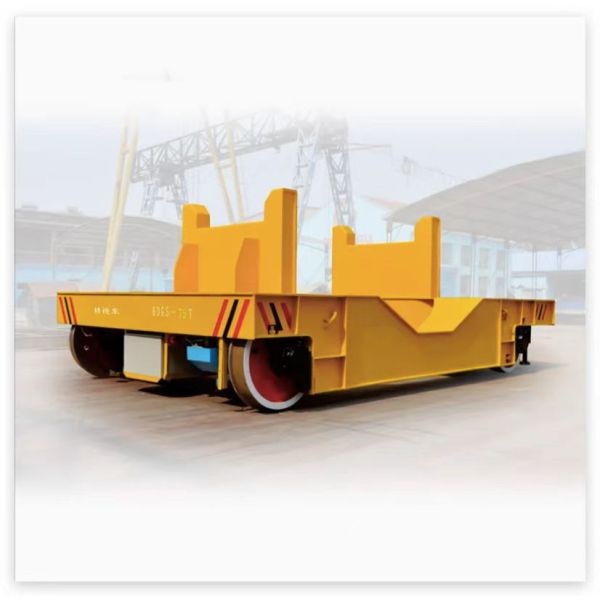150t Capacity Heat Resistant Molten Steel Ladle Transfer Car with Dual Driving System for Industrial Use