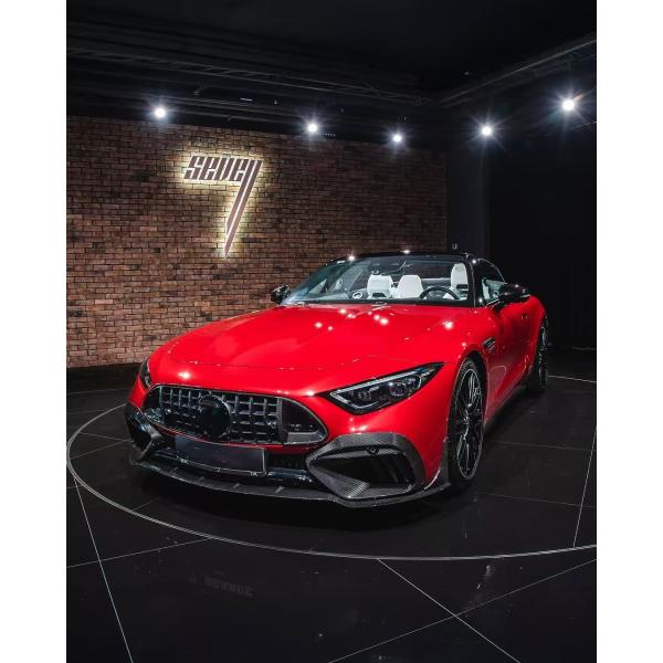 SL63 Mercedes Benz Sl Body Kit 2015 - 2016 BS Style Hood Spoiler Front Lip Diffuser