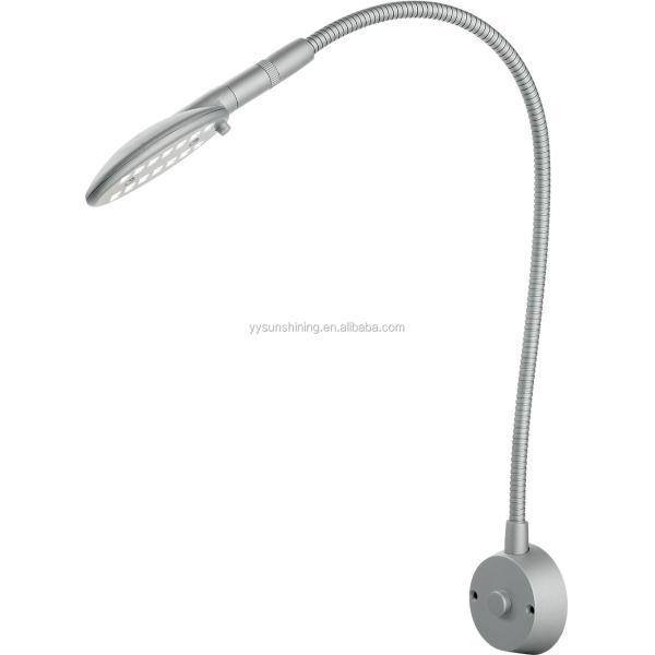 Modern Design Wall Mount LED Bed Headboard Reading Lights with Flexible Goose Neck