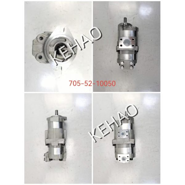 Iron and Aluminum alloy materials Hydraulic Gear Pump 705-52-10050 Range for Construction Machinery Factory Supply Hydraulic Replacement