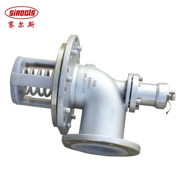 SS Disc Pneumatic Plastic-lined Emergency Shut-off Valve 6 Inch European Standard for Chemical Vehicle Protection System