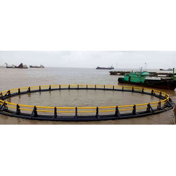 Nanfengwang Super Strong Fish Cage for Deep Sea Black and Yellow Anti Typhoon Round Cage