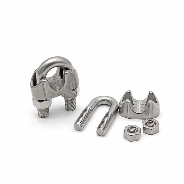 Long Lasting Durability Stainless Steel Wire Rope Clips For Lifting Needs Ss Wire Rope Clamp