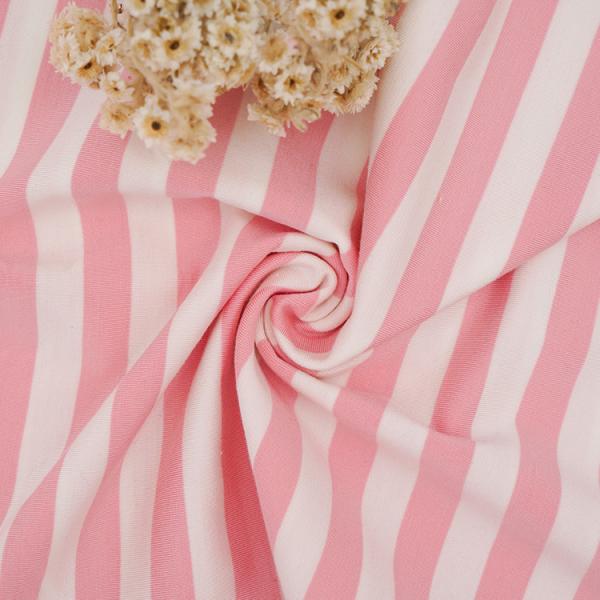 Проницаемая полосатая ткань 180 см Модальная пряжа Окрашенная ткань для отдыха