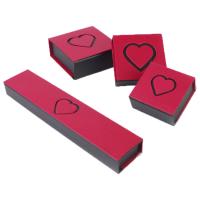 Acoplamento de empacotamento Ring Earring Gift Box da caixa da joia feita sob encomenda