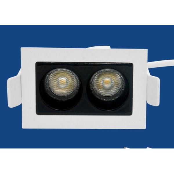 Double Head Led trim Recessed Downlight Laser Blade 4w Anti Glare 4000k Cct