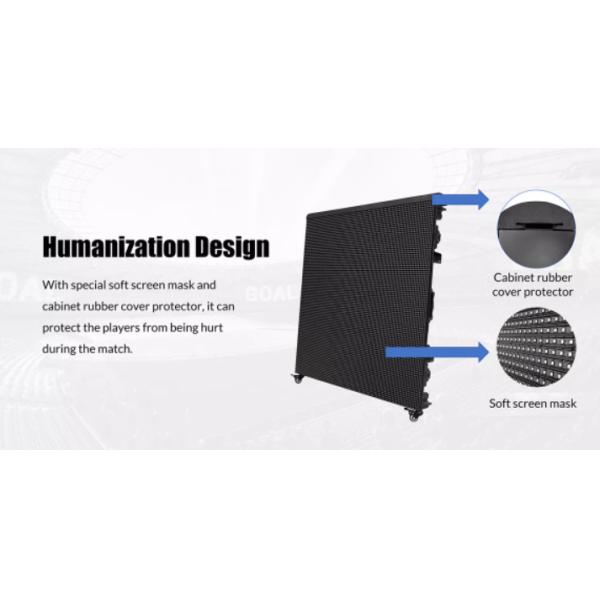 Stadium LED Board P10 outdoor sport screen IP65 3840Hz refresh nationstar diodes