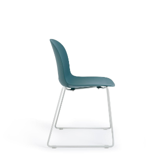Stackable Restaurant Chair And Table PP Plastic Metal Frame For Bistro Cafe